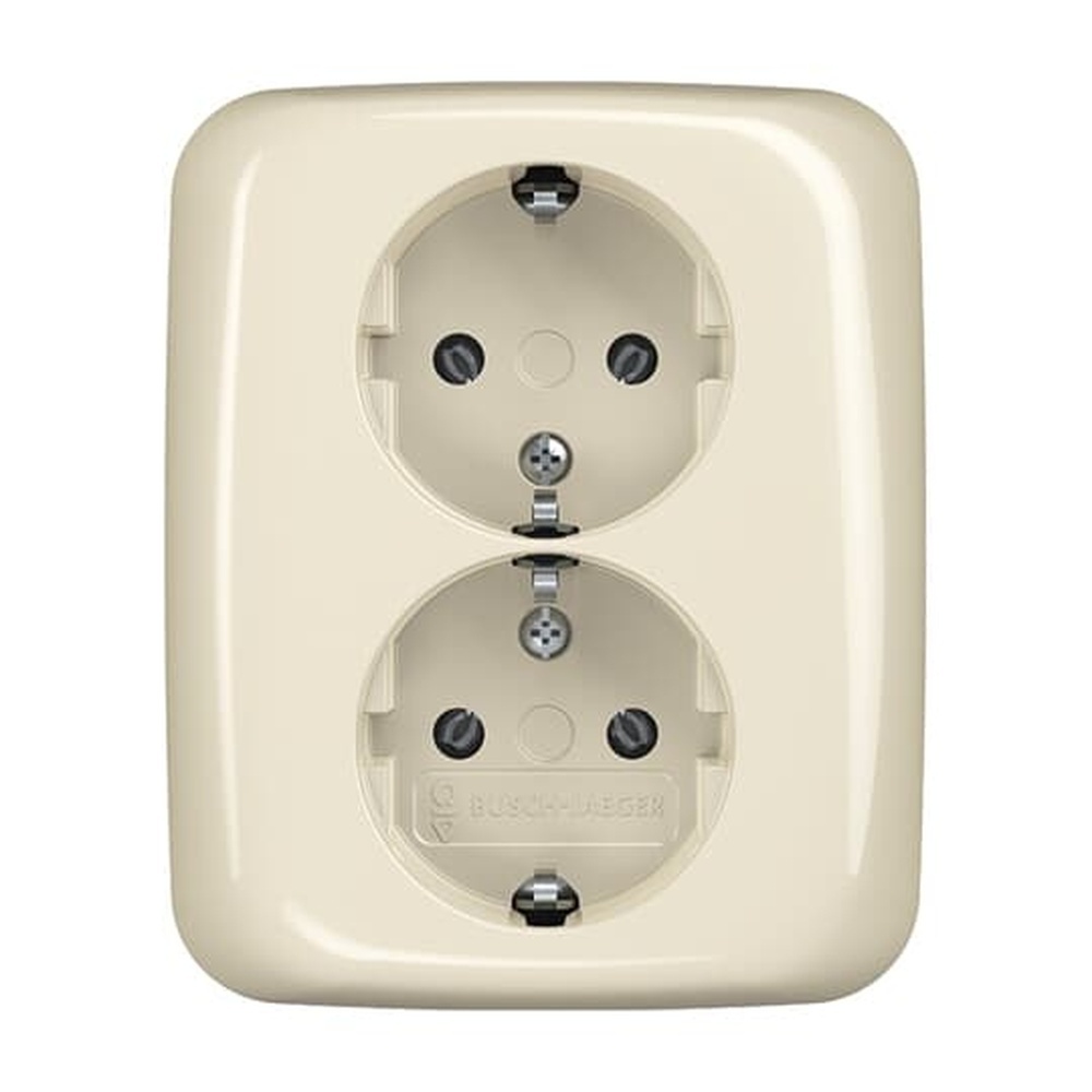 Busch-Jaeger Schuko Doppelsteckdose 202 EUJ-212 Nr. 2TKA00003895