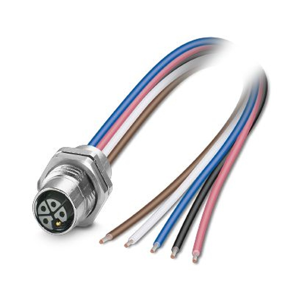 Phoenix Contact Gerätesteckverbinder Hinterwand 1239544 Typ SACC-DSI-M12FSL4FEM16/0,2GR-1,5X
