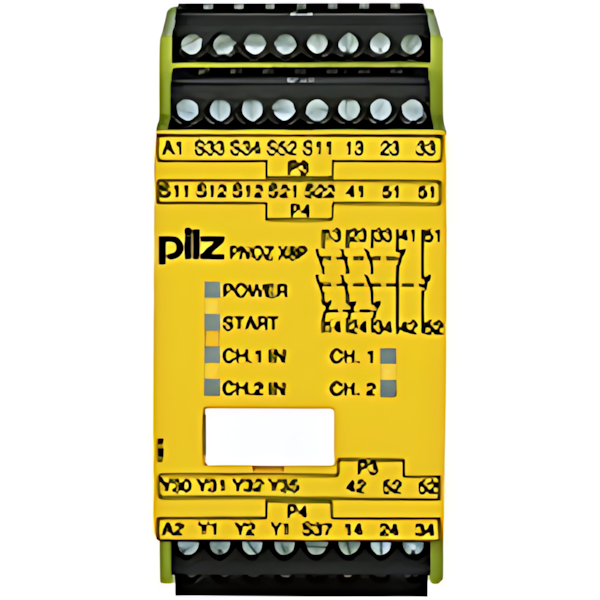 Pilz Sicherheitsschaltgerät 777760 Typ PNOZ X8P 24 VDC 3n/o 2n/c 2so