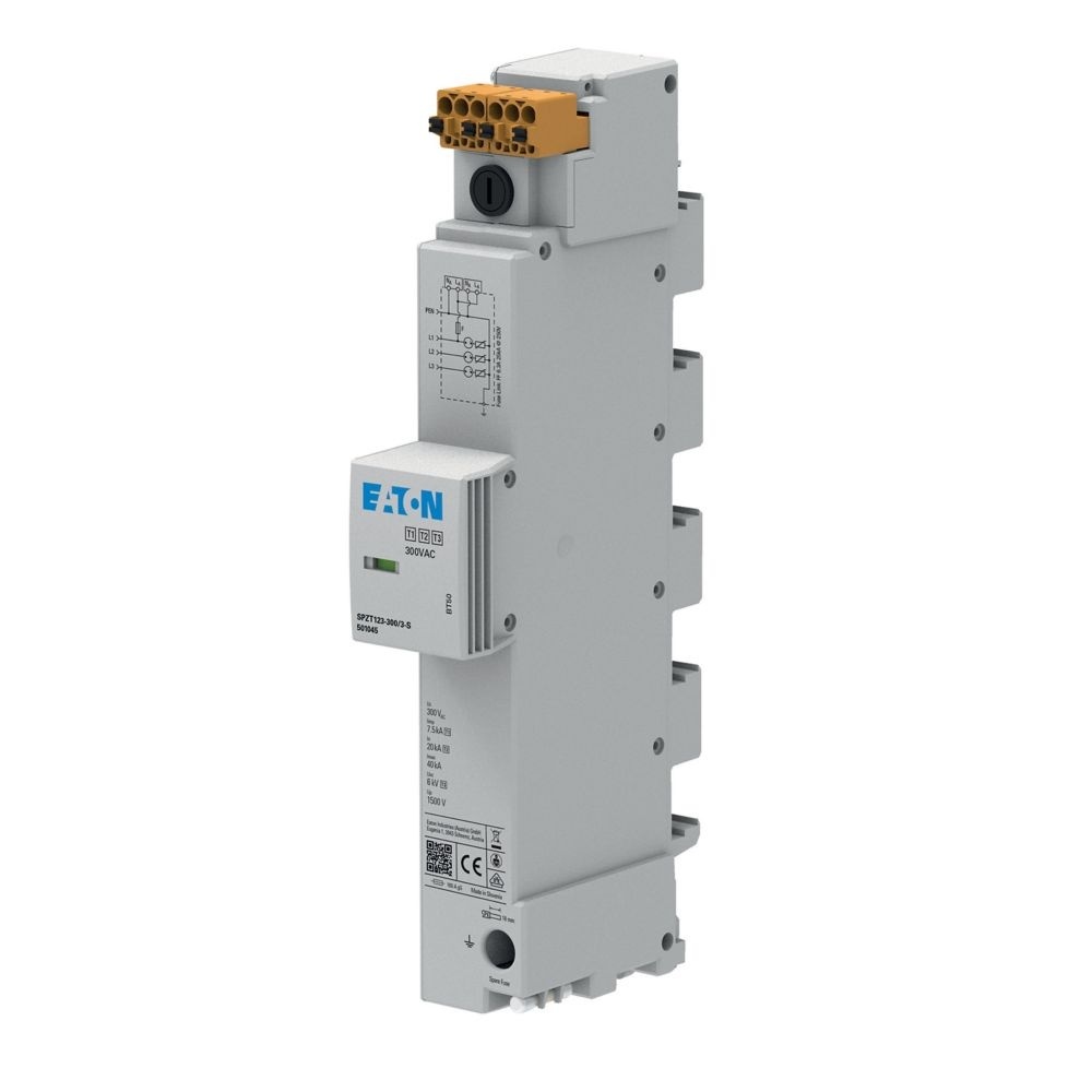 Eaton Blitzstrom Überspannungsableiter EP-501045 Typ SPZT123-300/3-S