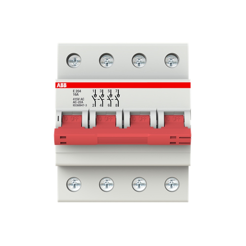 ABB Schalter für Reiheneinbau 2CDE284001R0016 Typ E204/16R