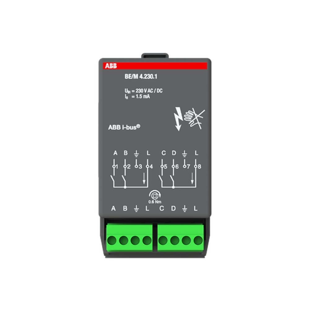 ABB Bussystem Binäreingang 2CDG110005R0011 Typ BE/M4.230.1
