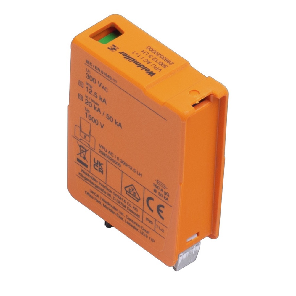 Weidmüller Überspannungsableiter 2983620000 Typ VPU AC I 0 300/12.5 LH