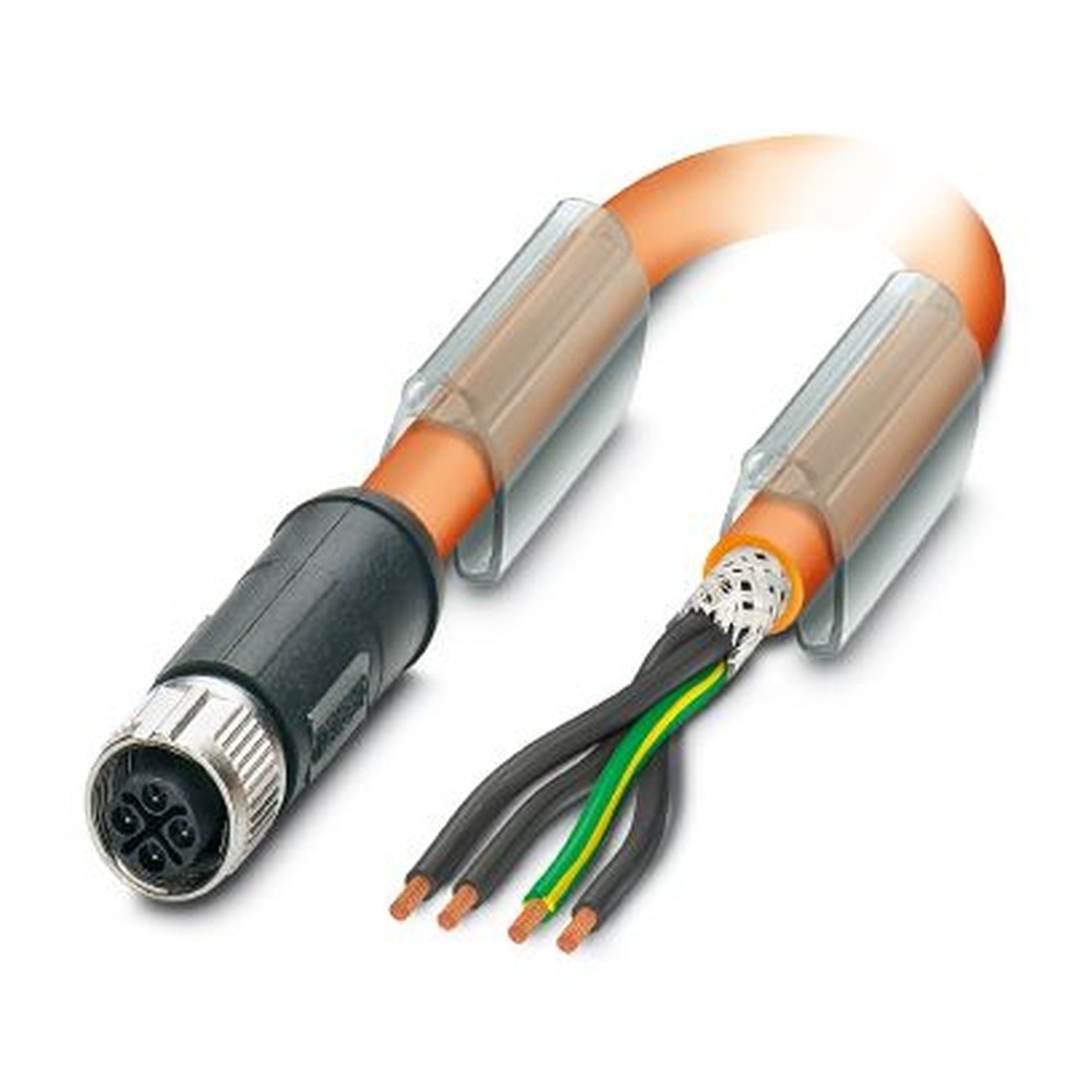 Phoenix Contact Powerleitung 1424098 Typ SAC-4P- 5,0-PUR/M12FSS PE SH