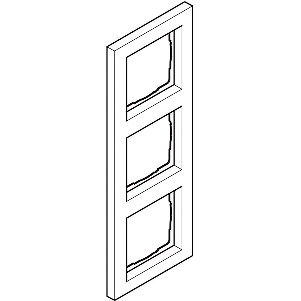 Assa Abloy Dreifachrahmen 1380EF3-6--0400