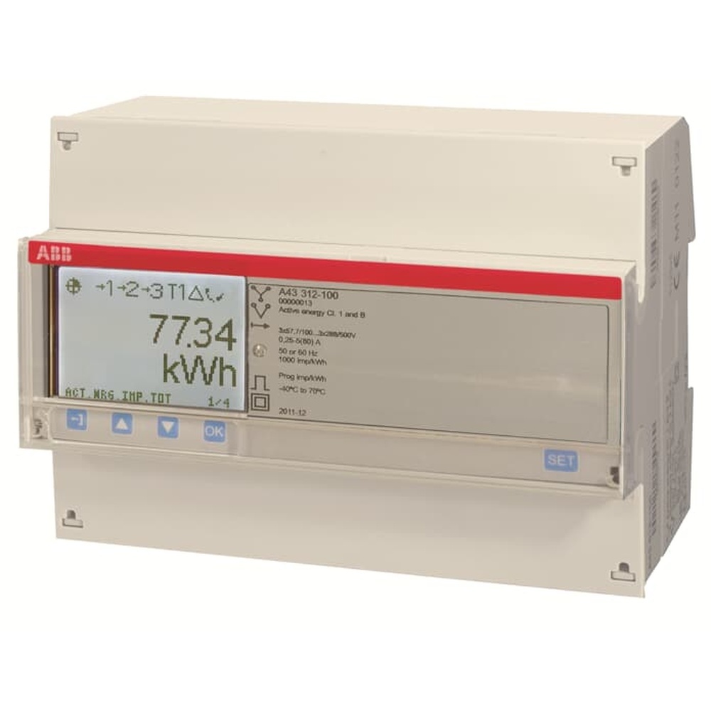 ABB Elektrizitätszähler 2CMA170525R1000 Typ A43 312-100 ABB Elektrizitätszähler 2CMA170525R1000 Typ A43 312-100