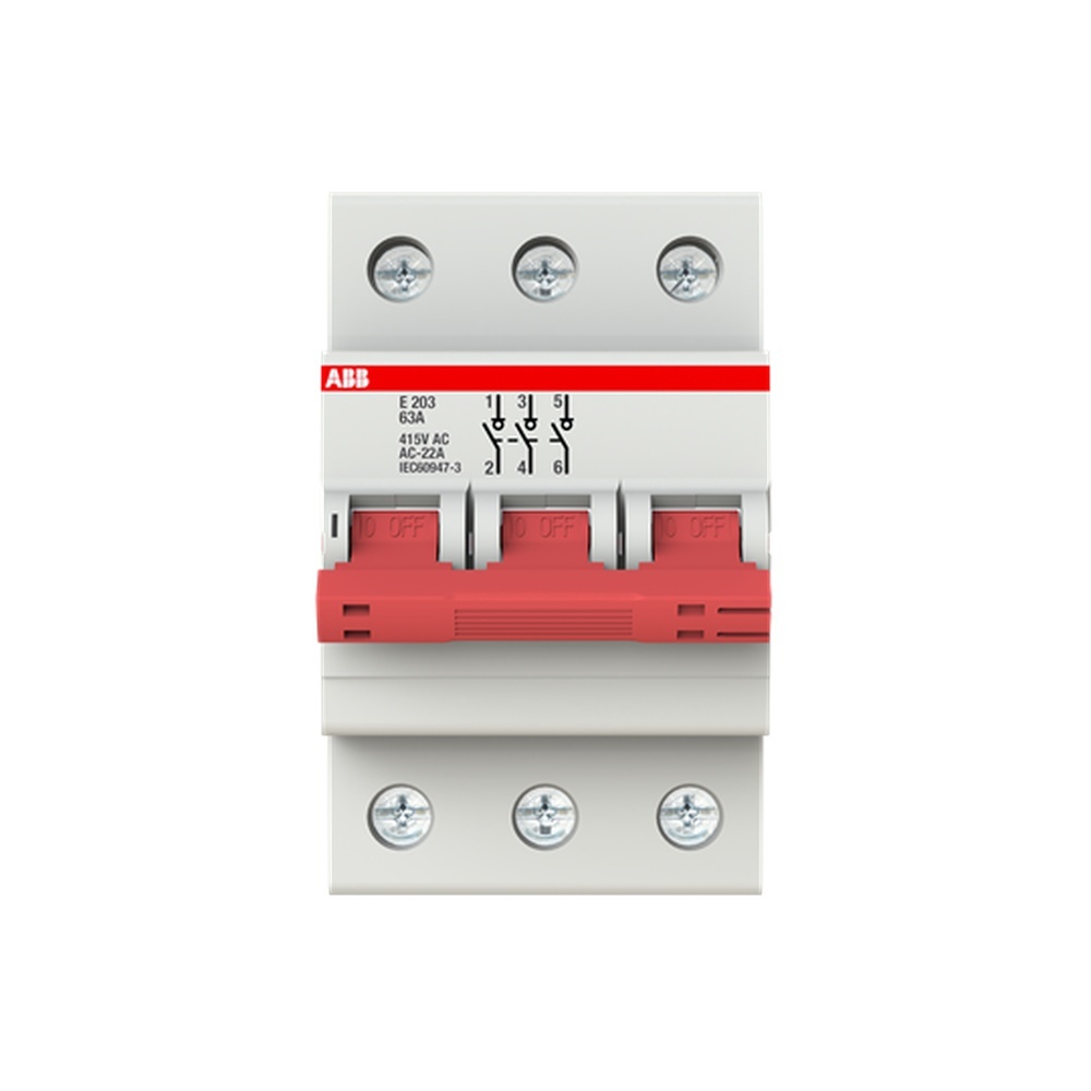 ABB Schalter für Reiheneinbau 2CDE283001R0063 Typ E203/63R