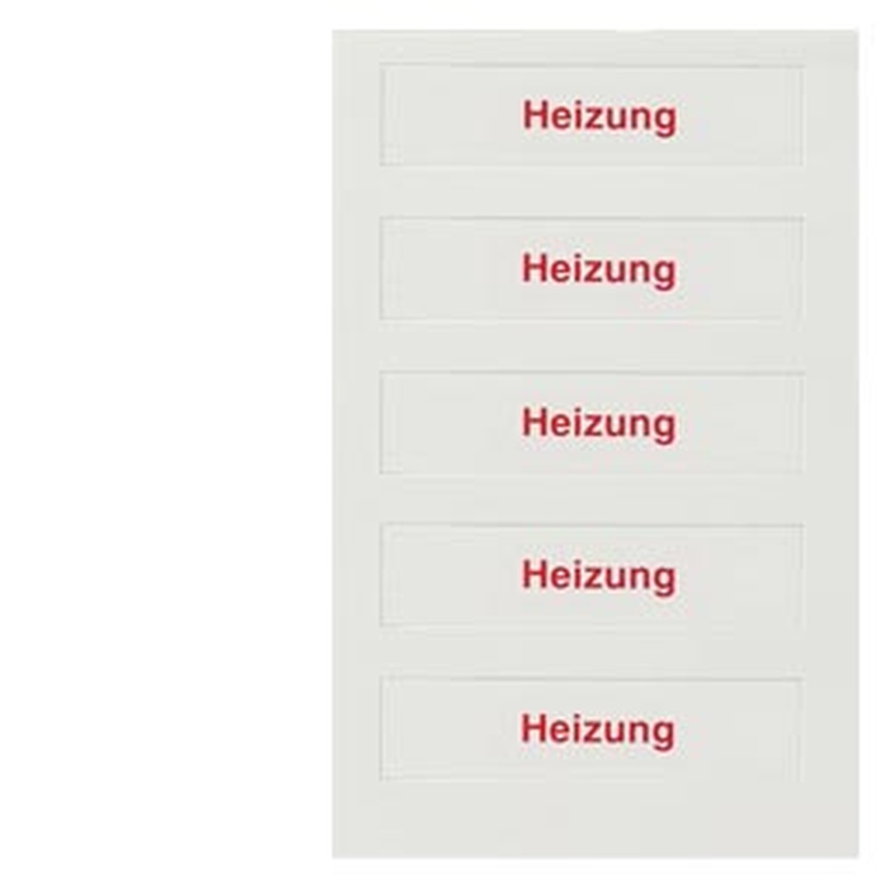 Siemens Piktogrammbogen 5TG1316 Siemens Piktogrammbogen 5TG1316
