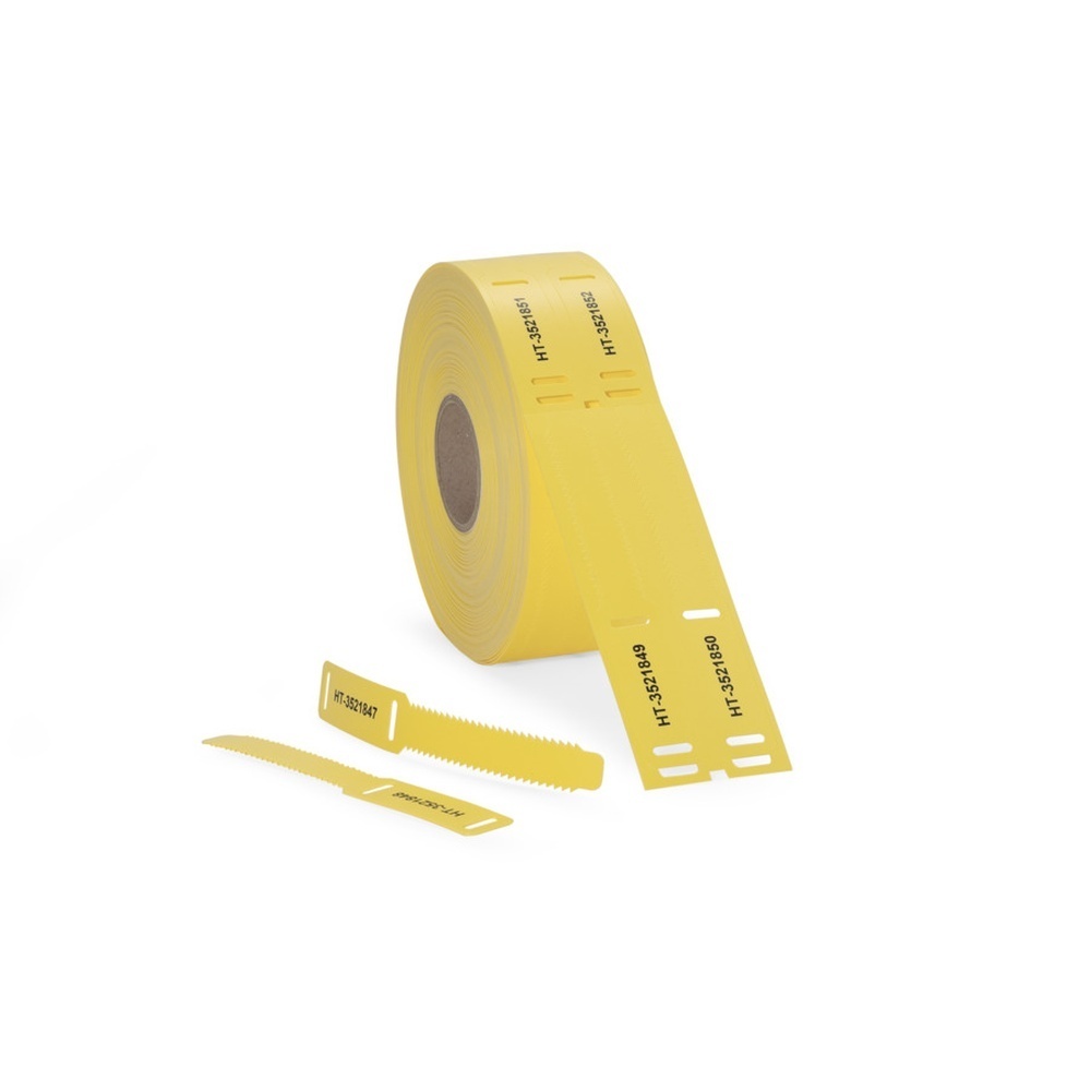 Hellermann Tyton Kennzeichnungsschilder 556-80589 Typ TAGPU18X124-LOOP-PUR-YE (300)