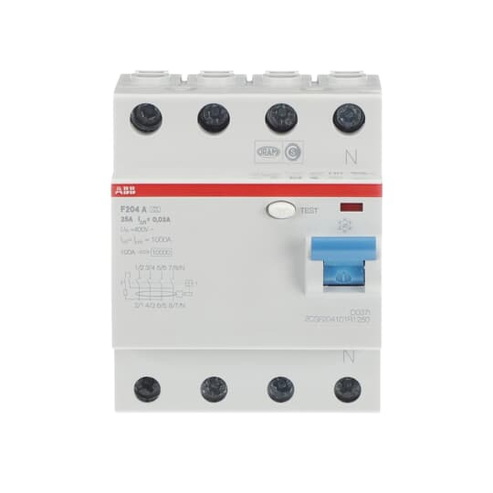 ABB FI Schutzschalter 2CSF204101R1250 Typ F204A-25/0,03