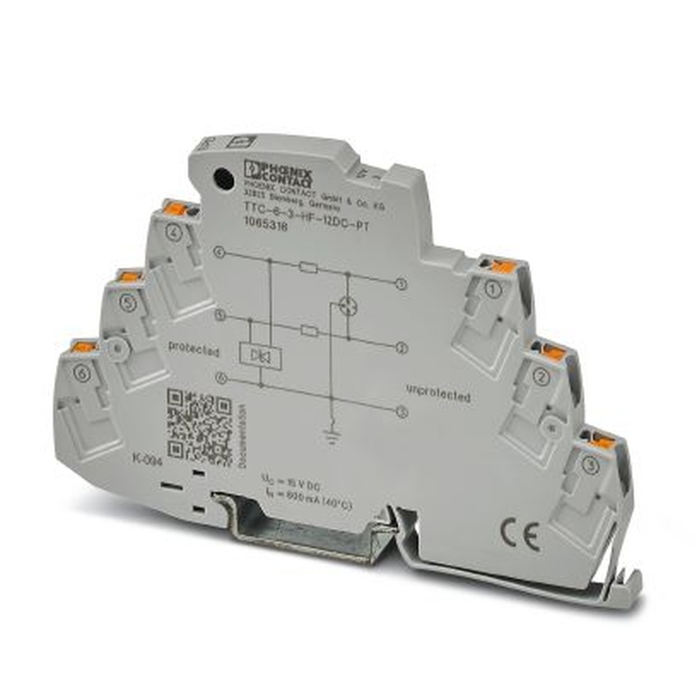 Phoenix Contact Überspannungsschutzgerät 1065316 Typ TTC-6-3-HF-12DC-PT