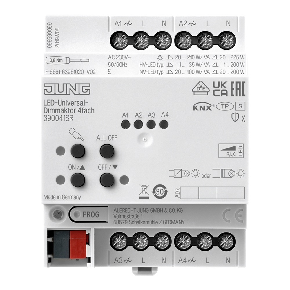 Jung KNX LED Dimmaktor 390041SR