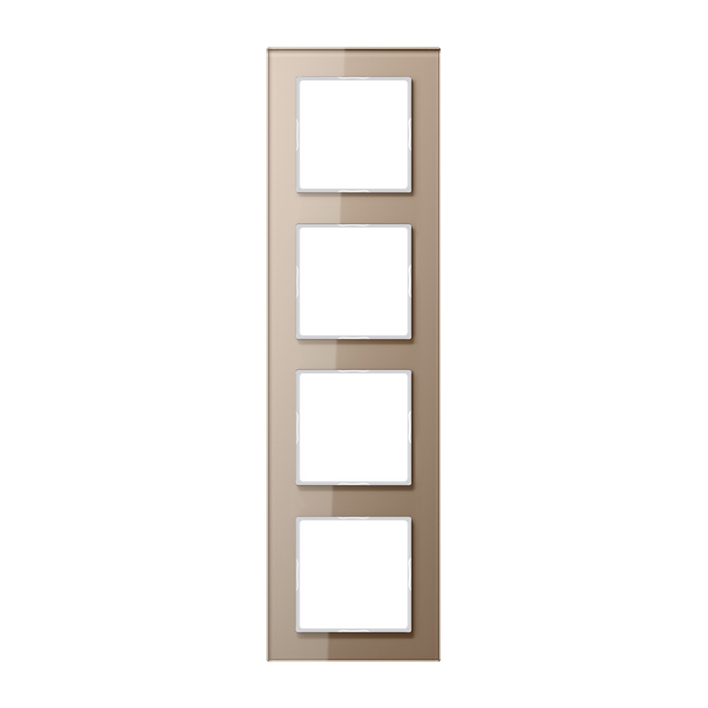 Jung Glasrahmen 4fach AC 584 GL CH