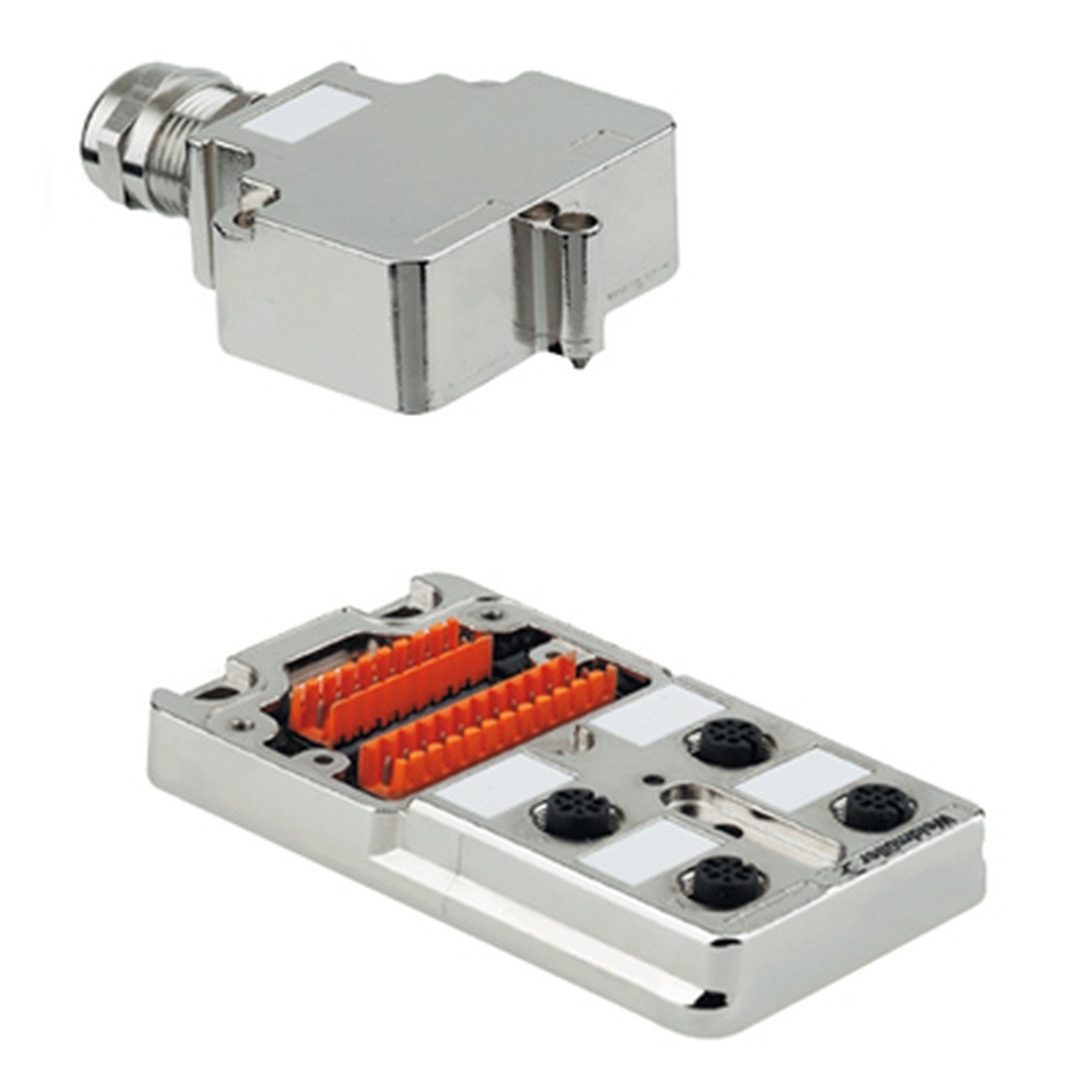 Weidmüller Passiver Sensor Aktor Verteiler 1783500000 Typ SAI-4-MM 5P M12