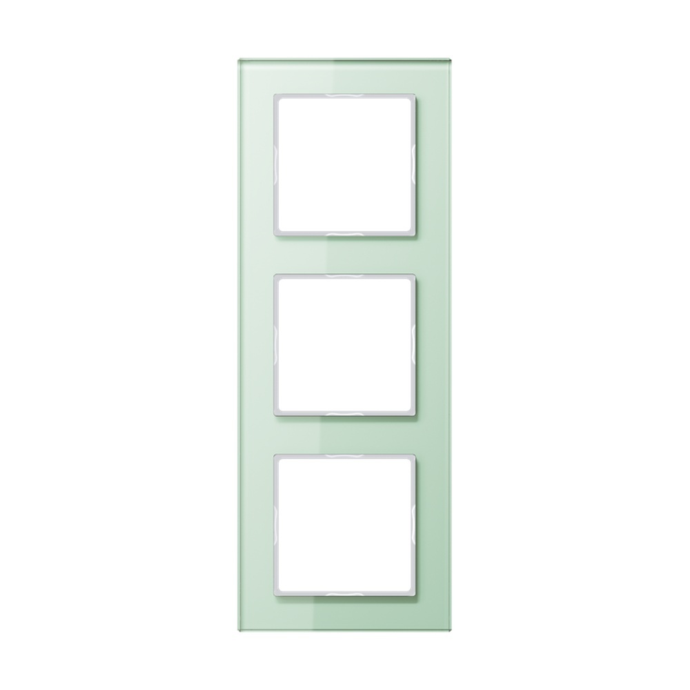Jung Glasrahmen 3fach AC 583 GL WMT