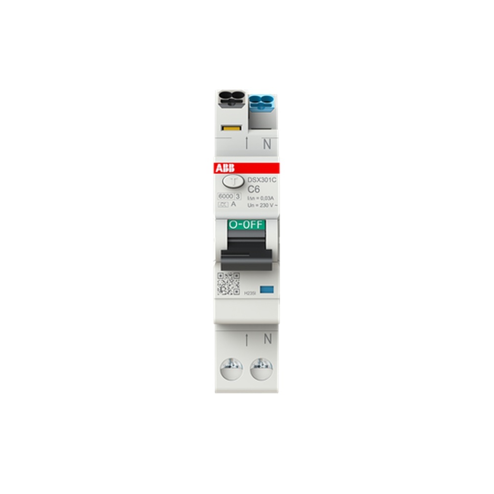 ABB Kombination FI Schalter Leitungsschutzschalter 2CSR255165R1064 Typ DSX301CA-C6/0,03