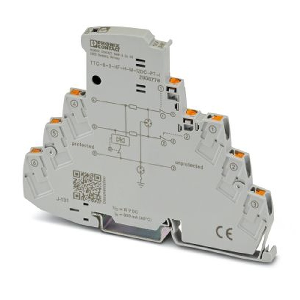 Phoenix Contact Überspannungsschutzgerät 2906778 Typ TTC-6-3-HF-F-M-12DC-PT-I