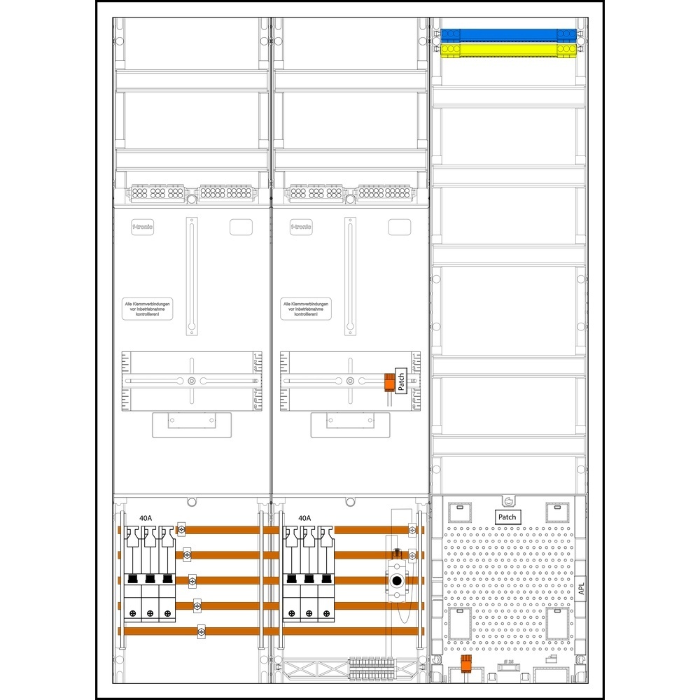 f-tronic Komplettschrank 7190456 Typ 3HZ732APZ40D01