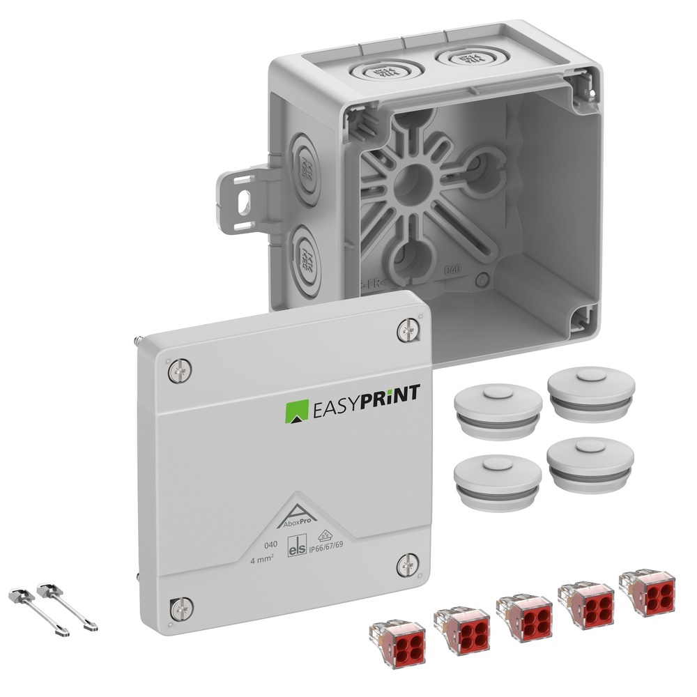 Spelsberg Abzweigkasten 404421EP Typ Abox Pro 040 AB-4² EasyPrint Spelsberg Abzweigkasten 404421EP Typ Abox Pro 040 AB-4² EasyPrint