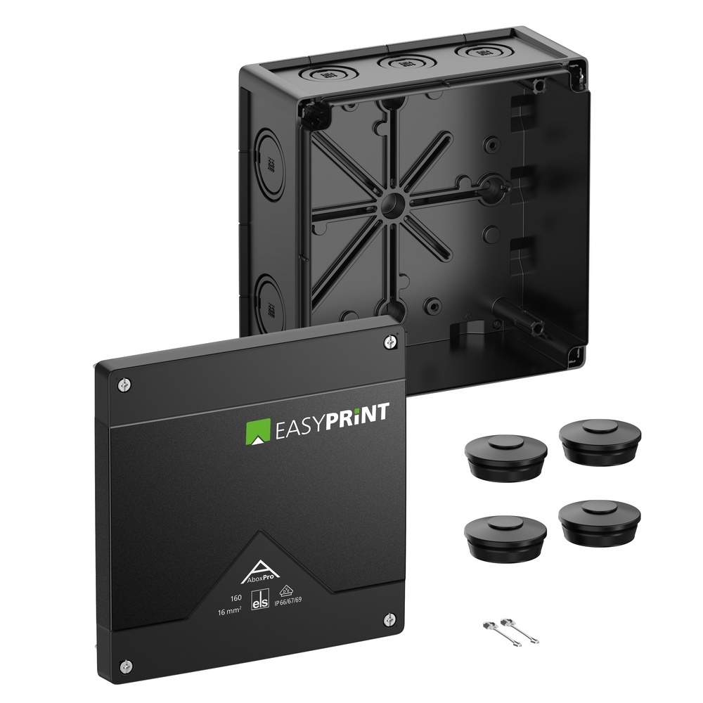 Spelsberg Abzweigkasten 416000EP Typ Abox Pro 160-L/sw EasyPrint Spelsberg Abzweigkasten 416000EP Typ Abox Pro 160-L/sw EasyPrint