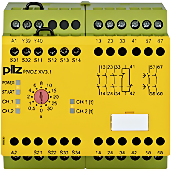 Pilz Sicherheitsschaltgerät 774530 Typ PNOZ XV3.1 30/24VDC 3n/o 1n/c 2n/o t
