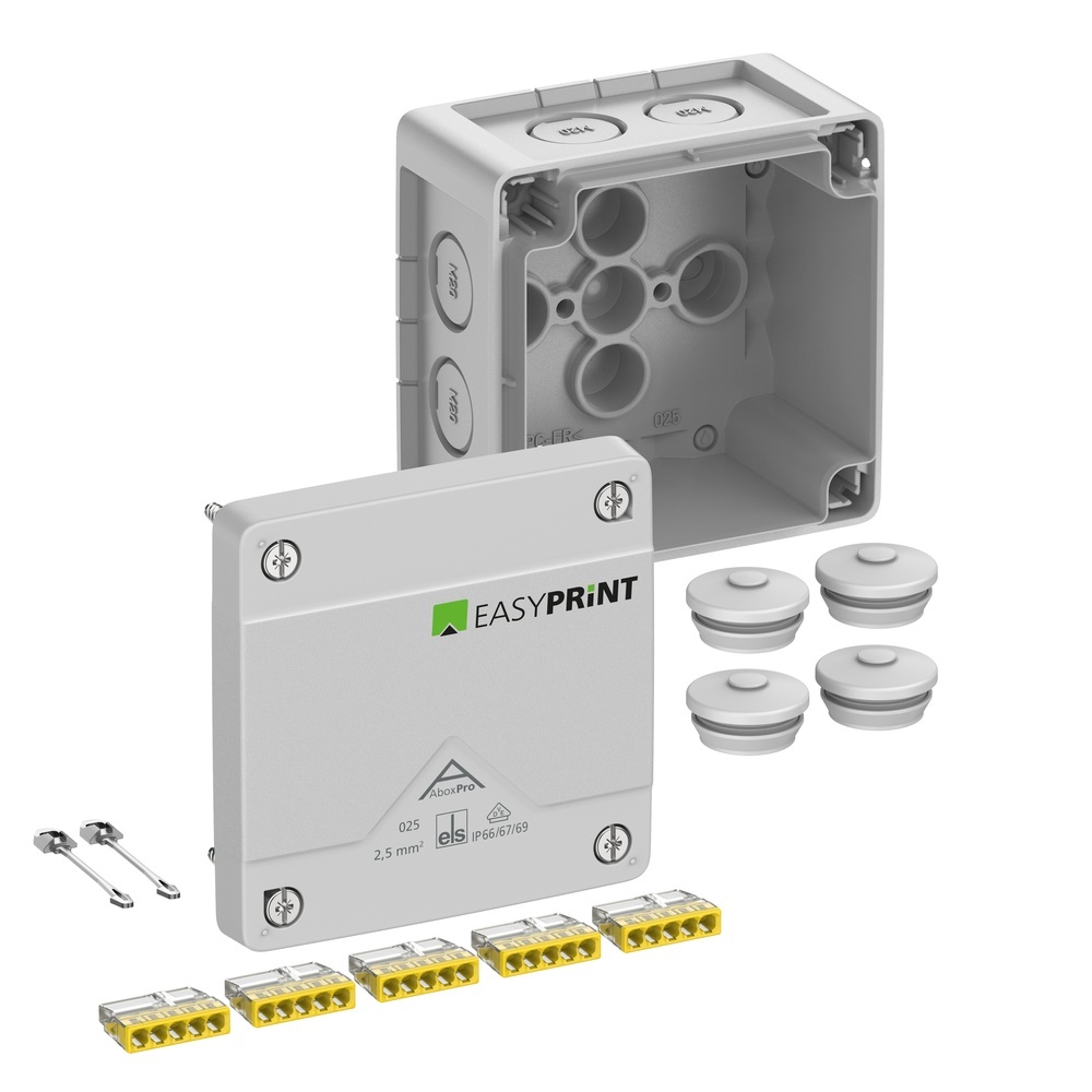 Spelsberg Abzweigkasten 402420EP Typ Abox Pro 025-2,5² EasyPrint Spelsberg Abzweigkasten 402420EP Typ Abox Pro 025-2,5² EasyPrint