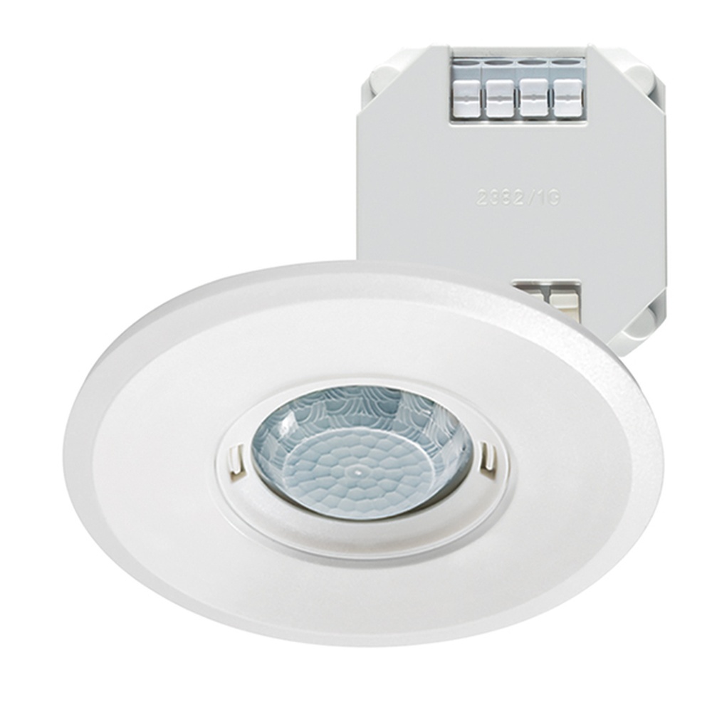 ESYLUX Decken Präsenzmelder EP10428661 Typ PD-FLAT 360i/8 LARGE ROUND WHITE DALI SET