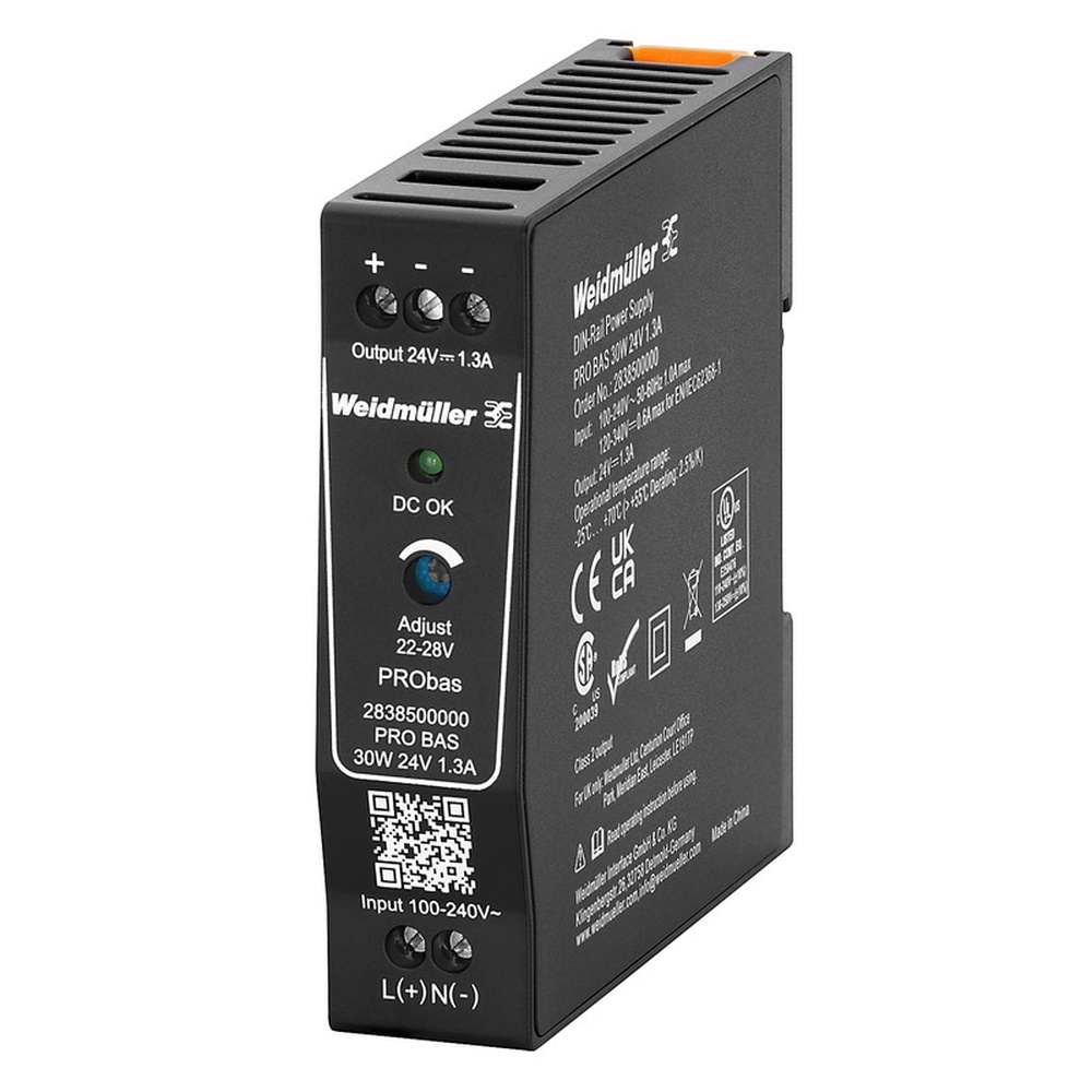 Weidmüller Stromversorgungsgerät 2838500000 Typ PRO BAS 30W 24V 1.3A