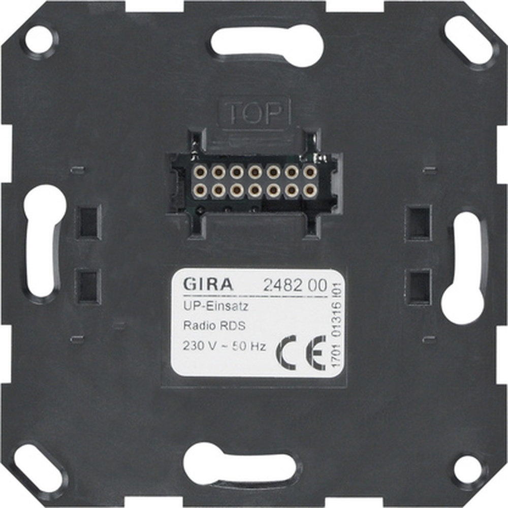 Gira UP-Einsatz RDS Radio 248200