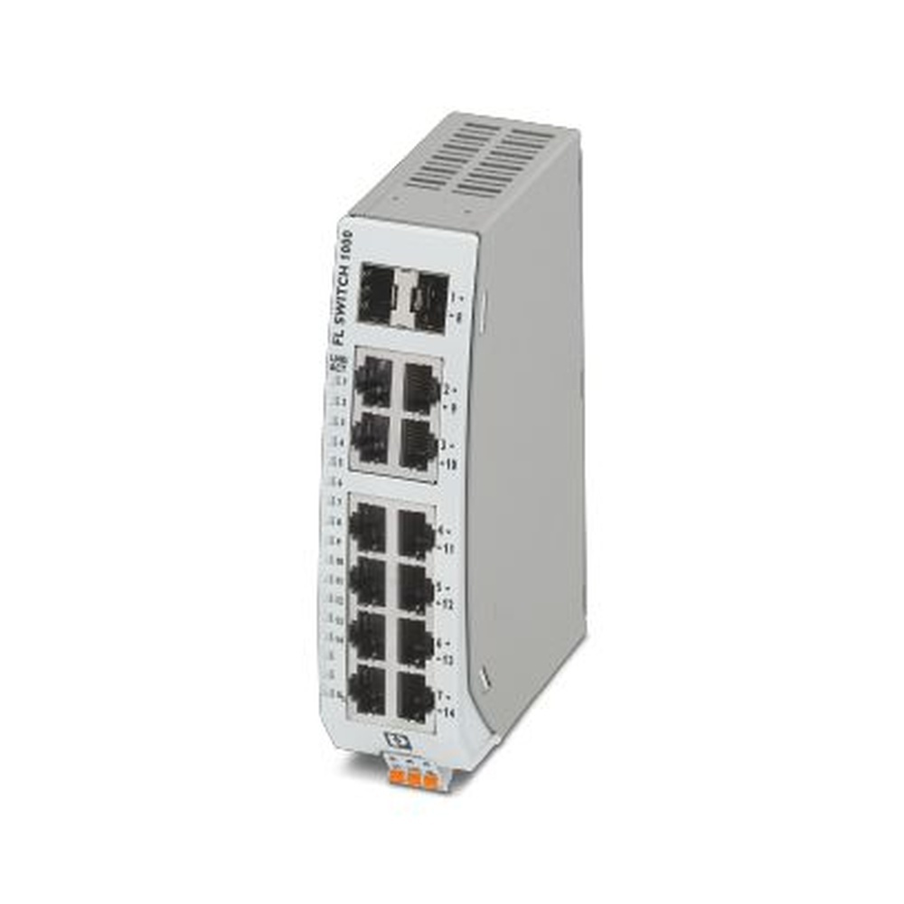 Phoenix Contact Industrial Ethernet Switch 1249598 Typ FL SWITCH 1012NT-2SFP