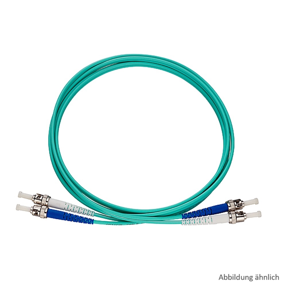 Rutenbeck Patchkabel 228051305 Typ ST-D/ST-D Patchkabel OM3 aqua 5m Rutenbeck Patchkabel 228051305 Typ ST-D/ST-D Patchkabel OM3 aqua 5m