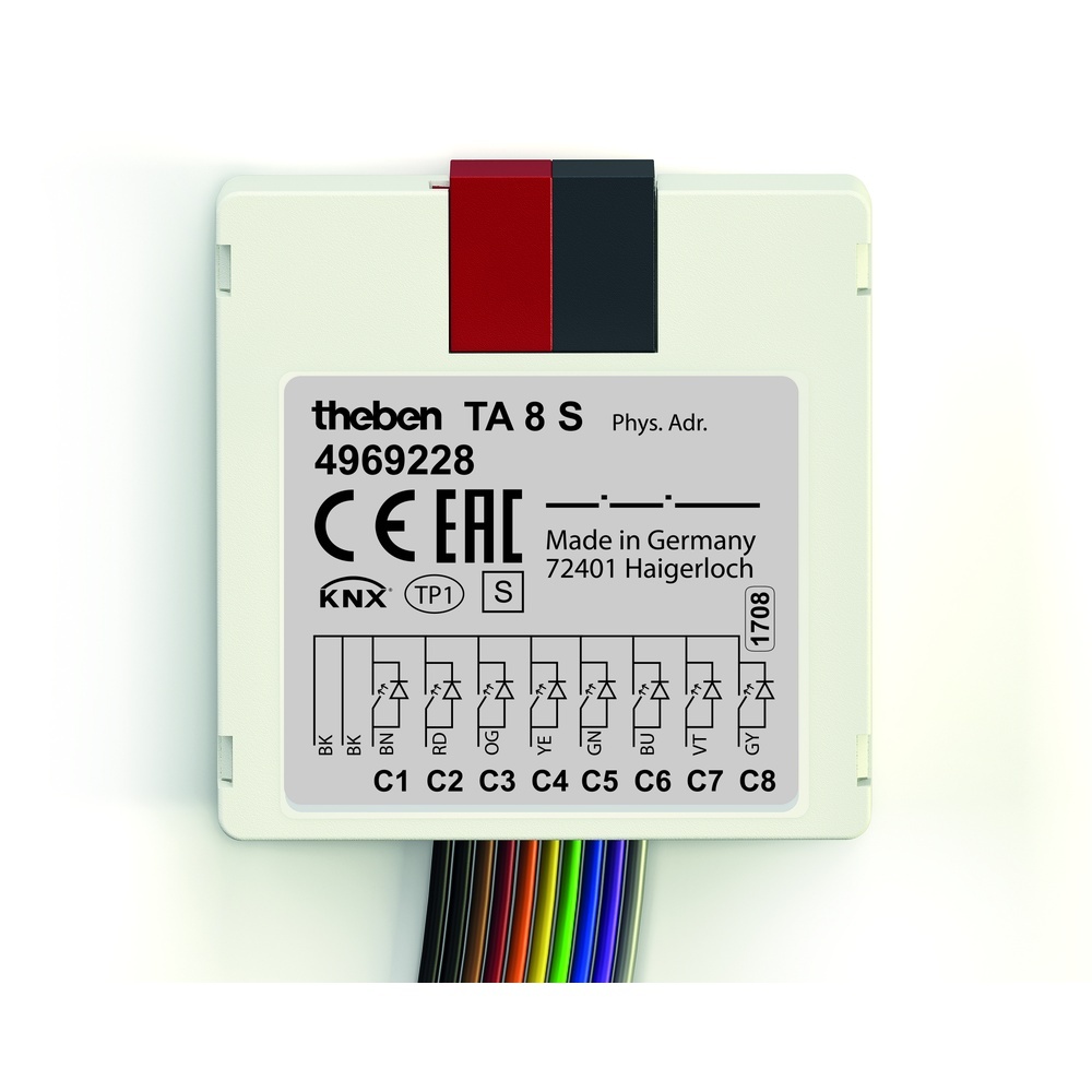 Theben KNX Tasterschnittstelle 4969228 Typ TA 8 S KNX