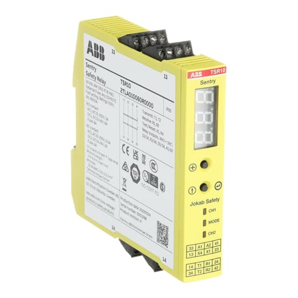 ABB Gerät zur Überwachung von sicherheitsgerichteten Stromkreisen 2TLA010060R0000 Typ Sentry TSR10