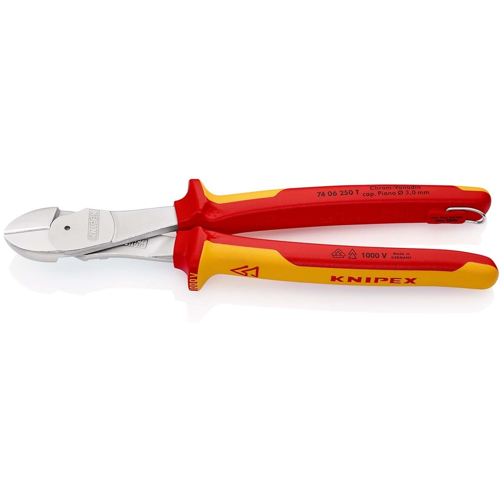 Knipex Kraft Seitenschneider 74 06 250 T BK Knipex Kraft Seitenschneider 74 06 250 T BK