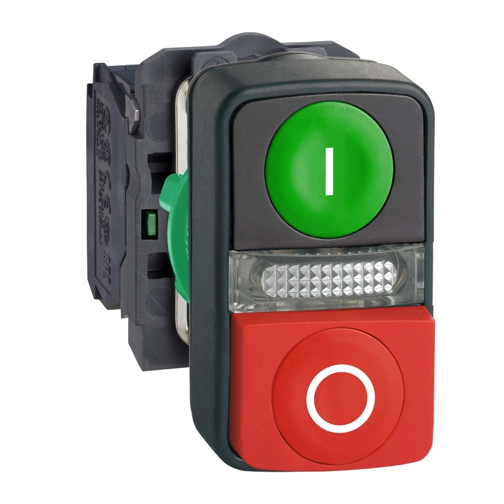 Schneider Electric Leucht Doppeldrucktaster XB5AW73731M5