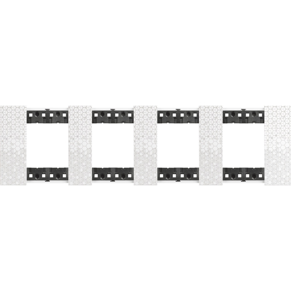 Bticino Abdeckrahmen KA4802M4MW