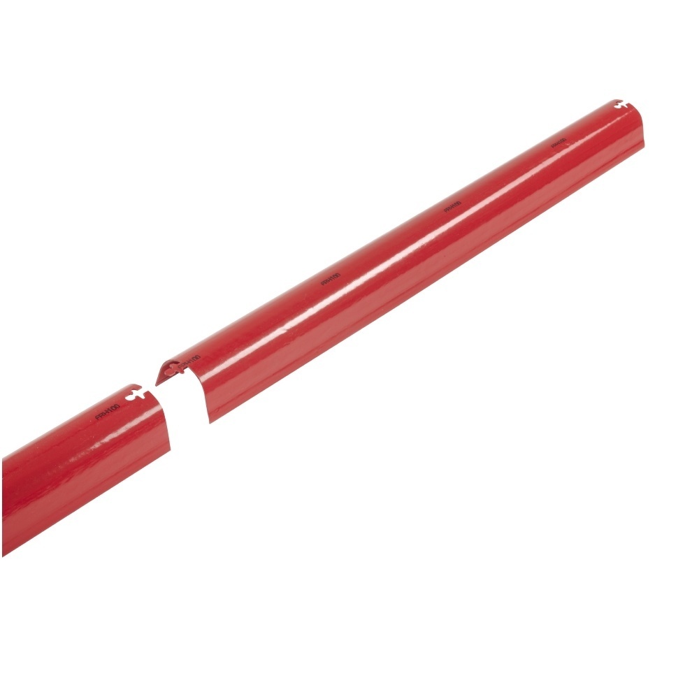 Fränkische Rundhaube FRH-Type 100 ROT 100 cm lg. m.Ein Nr. 18040100