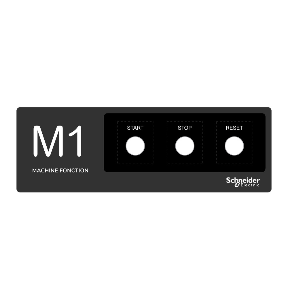 Schneider Electric Beschriftungsfeld ZBYLECUST03