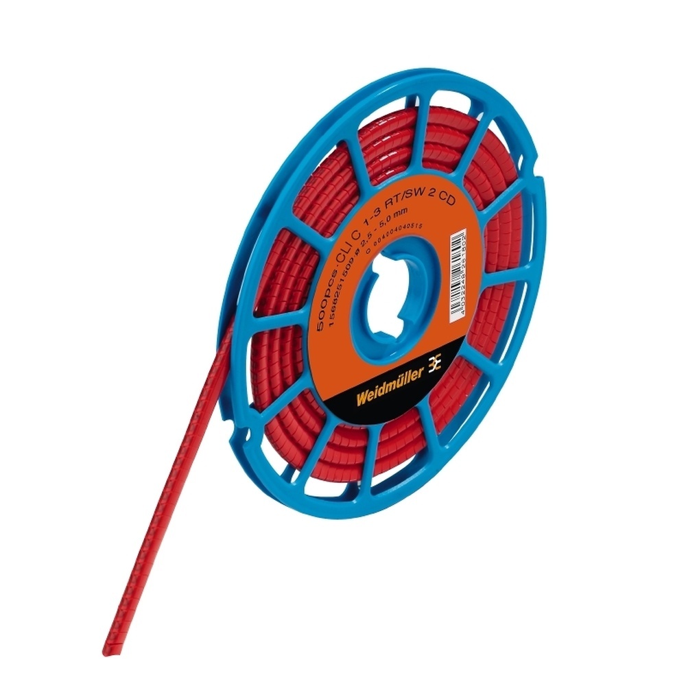 Weidmüller Kabelmarkierungssystem 1568251686 Typ CLI C 1-3 RT NE CD