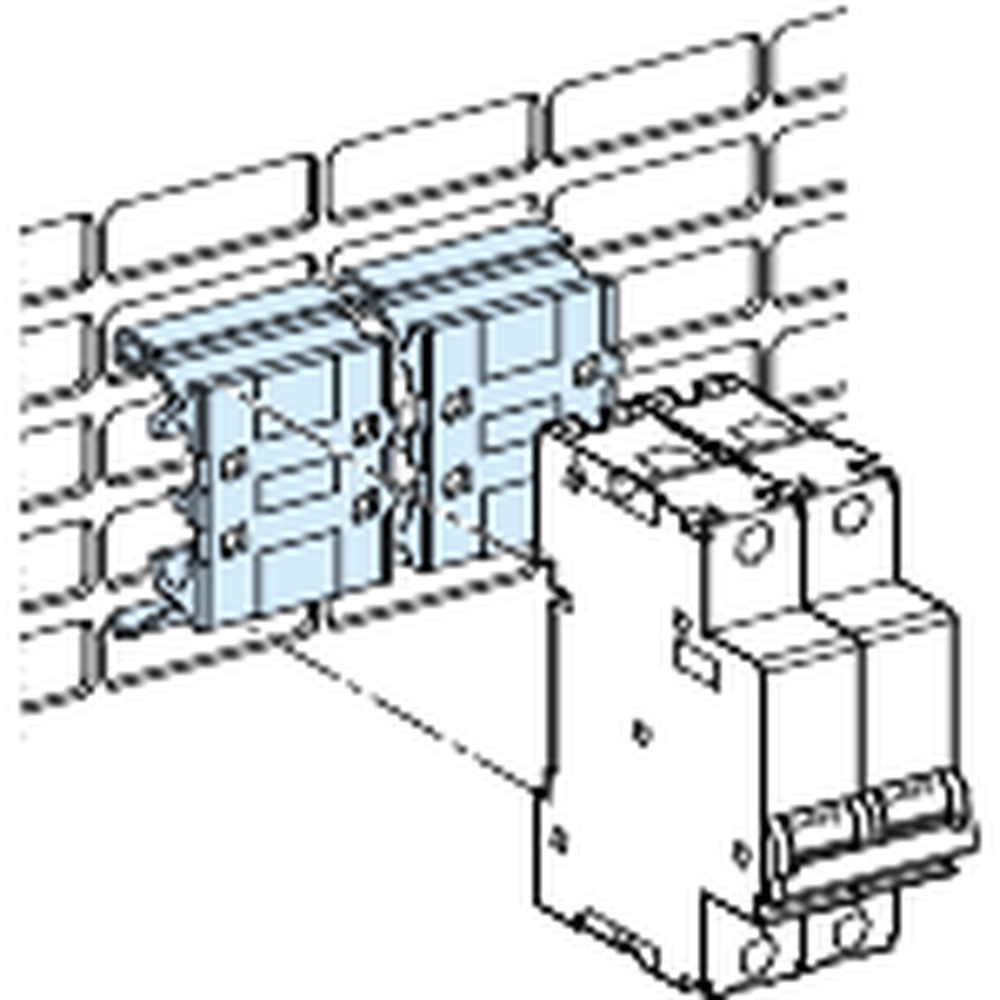 Schneider Electric Profilschienenadapter LVS04224