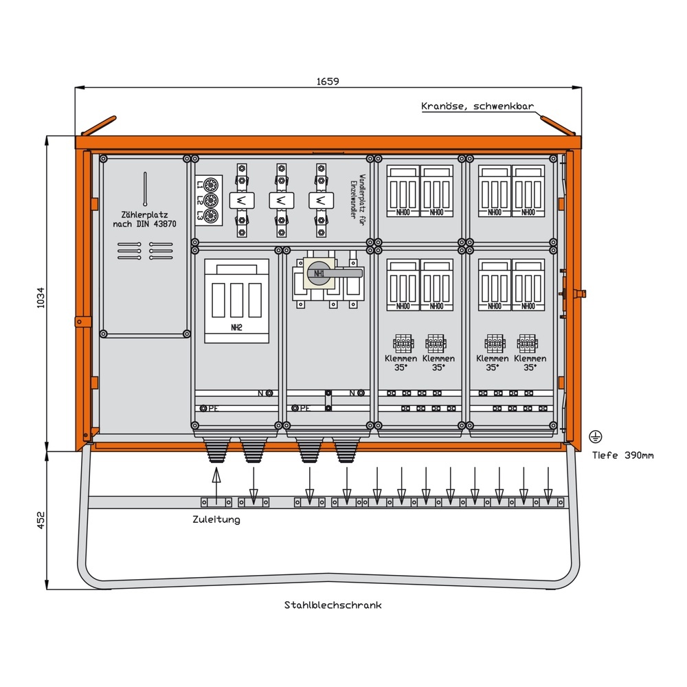 Walther-Werke Anschlussschrank WA0044