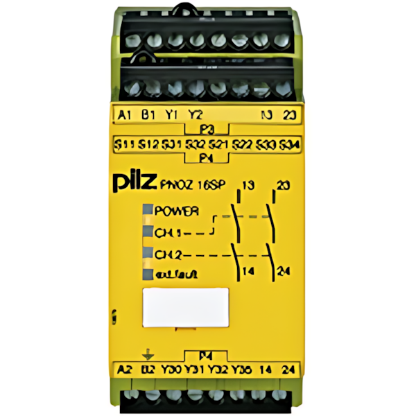Pilz Sicherheitsschaltgerät 777076 Typ PNOZ 16SP 230VAC 24VDC 2n/o