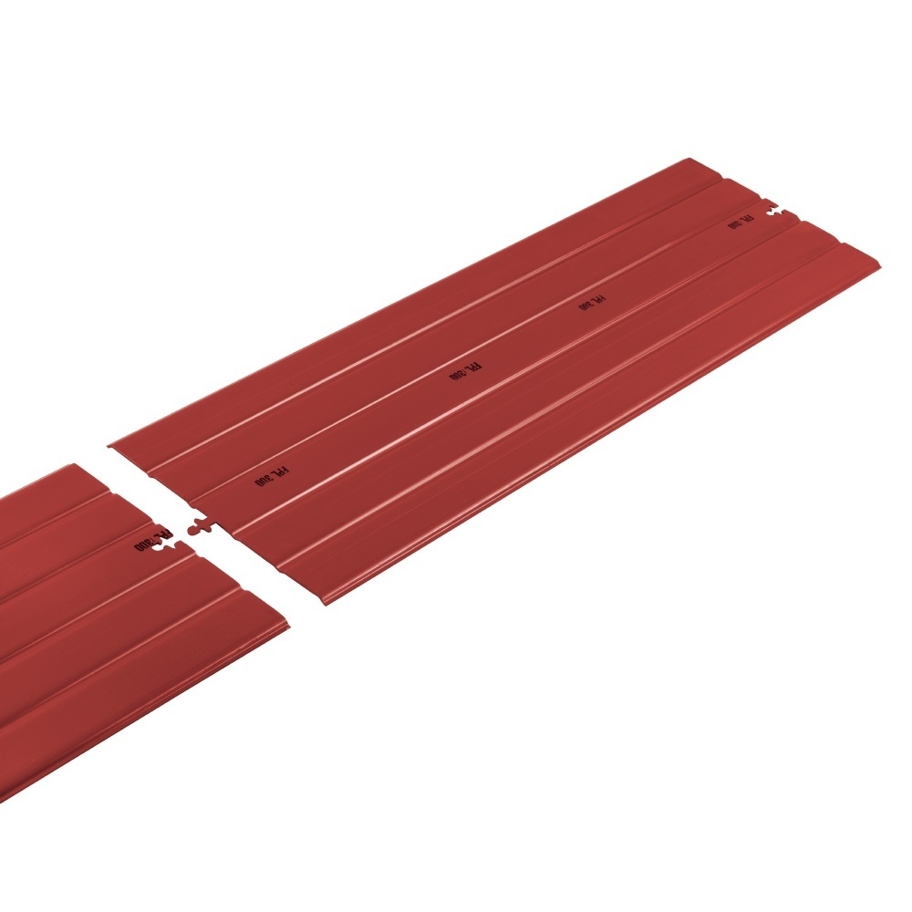 Fränkische Kabelabdeckplatte FPL-Type 200 ROT 100 cm lg. m.Ein Nr. 18240200