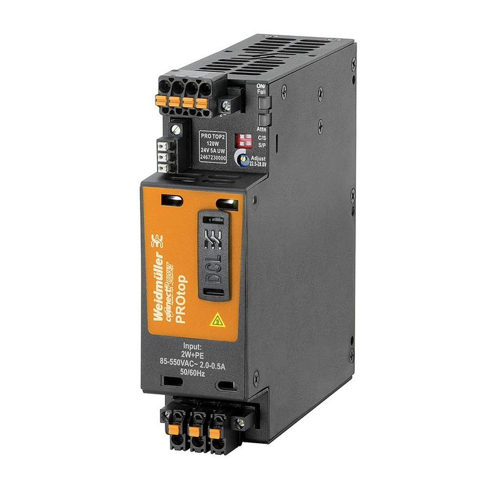 Weidmüller Stromversorgungsgerät 2467230000 Typ PRO TOP2 120W 24V 5A UW Weidmüller Stromversorgungsgerät 2467230000 Typ PRO TOP2 120W 24V 5A UW