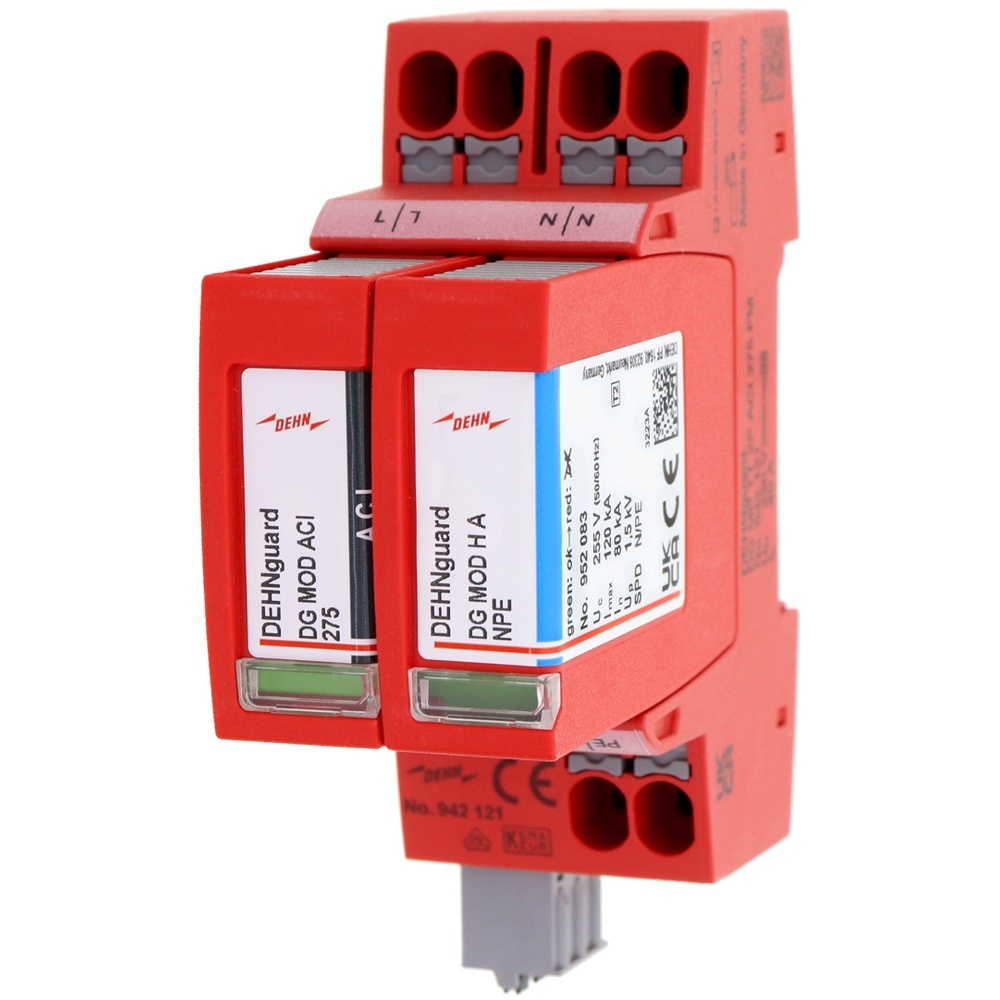 Dehn + Söhne Überspannungsableiter 942121 Typ DG MP TT 2P ACI 275 FM