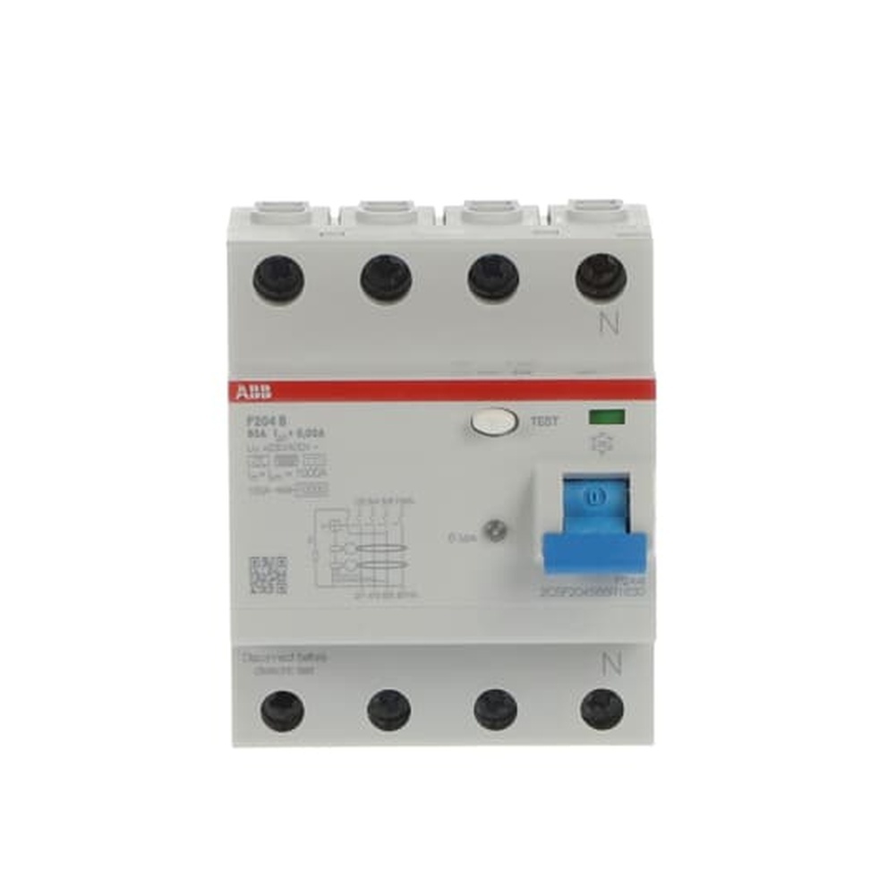 ABB Fehlerstrom Schutzschalter 2CSF204568R1630 Typ F204B-63/0,03
