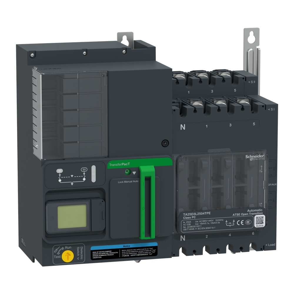 Schneider Electric Niederspannungs Netzumschalter TA25D3L2504TPE