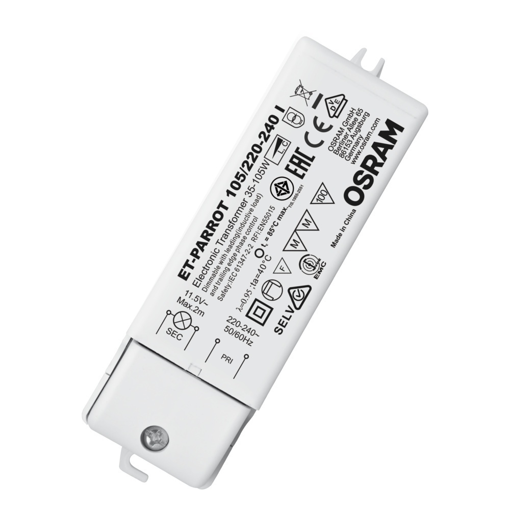 Ledvance Osram Trafo NV Lichtsystem 111579 Typ ET-PARROT-105/220-240-I-UNV1