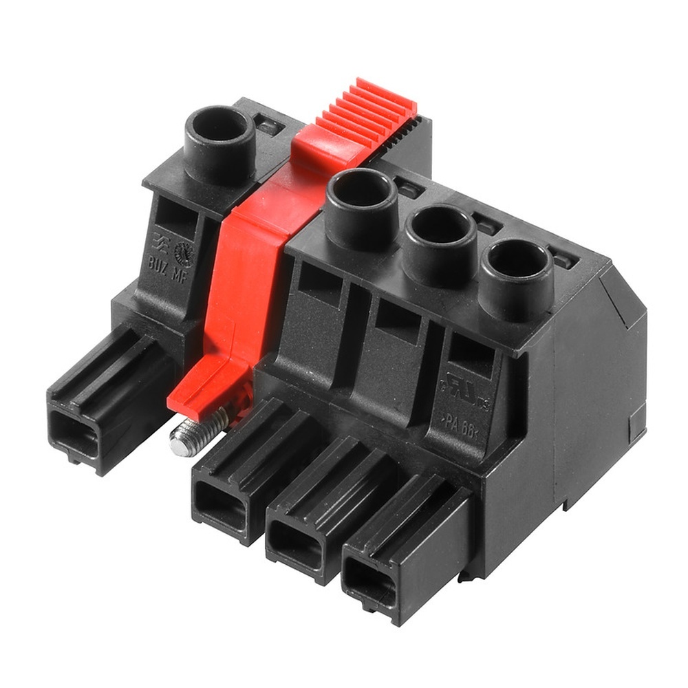 Weidmüller Leiterplattensteckverbinder 2627320000 Typ BUZ 10.16IT/04/180MSF4 AG BK BX