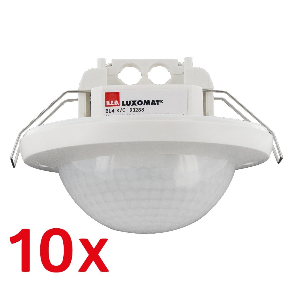 B.E.G. Brück Decken Bewegungsmelder 93247 Typ 10 x BL4-DE